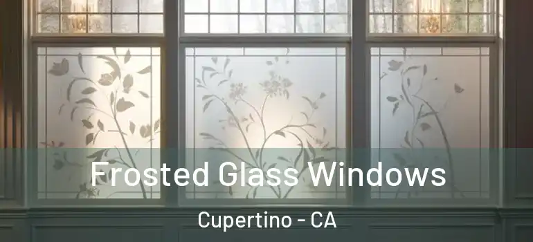  Frosted Glass Windows Cupertino - CA