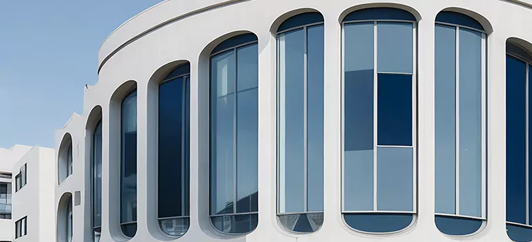 Geometric Window Curtains in Cupertino, CA