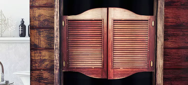 Installing Saloon Door Hinges in Cupertino, CA