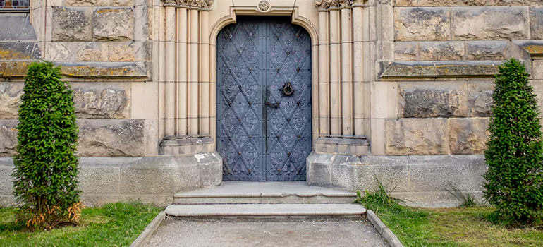 Traditional Double Front Doors in Cupertino, CA