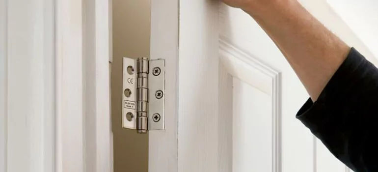 Bathroom Stall Door Hinge Repair in Cupertino, CA