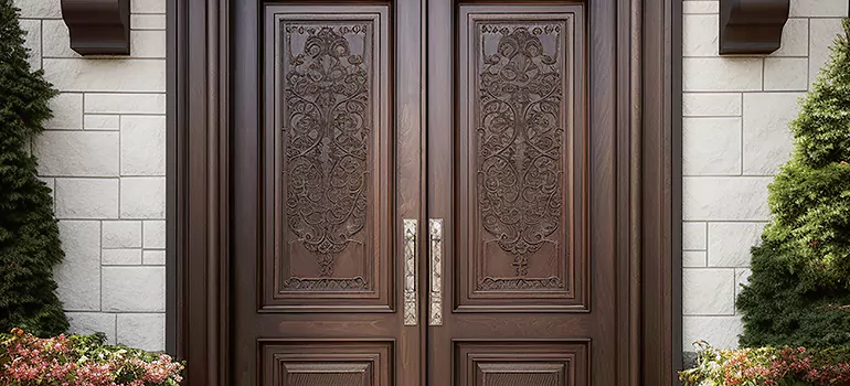 Double Front Doors in Cupertino, CA