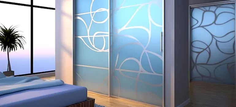 Frosting Glass Cabinet Doors in Cupertino, CA