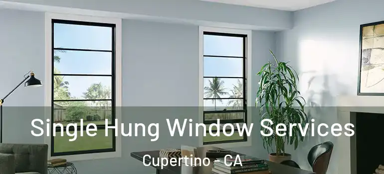  Single Hung Window Services Cupertino - CA