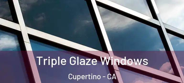  Triple Glaze Windows Cupertino - CA