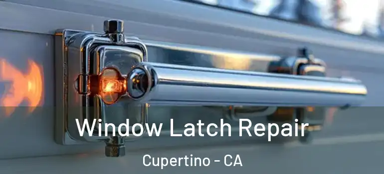  Window Latch Repair Cupertino - CA
